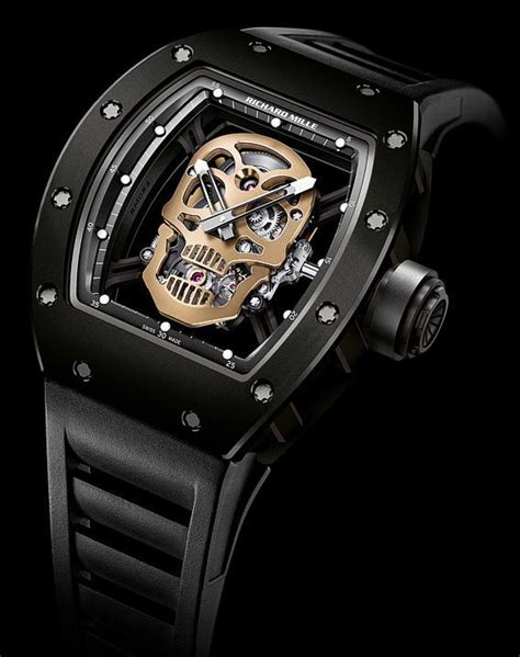 richard mille skull gold|Richard Mille watches skeleton.